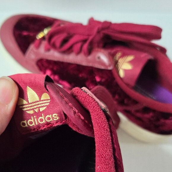 Adidas Shoes Mens 7 Continental 80 Collegiate Burgundy Velvet EH0173 - Picture 11 of 12